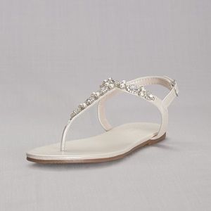 White David’s Bridal Sandals